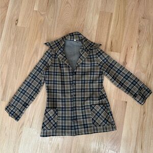 Vintage Plaid Women's Jacket